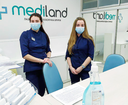 Клиника Медиленд в условиях карантина из-за коронавируса