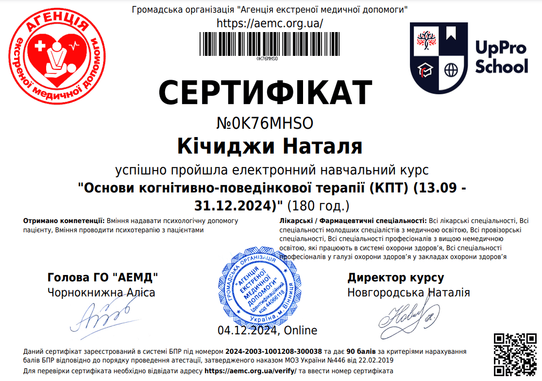 Сертифікат 2024.1